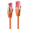 Câble réseau Orange Cat 6 S FTP 1m