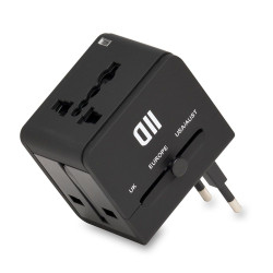 Adaptateur multi pays 2USB...