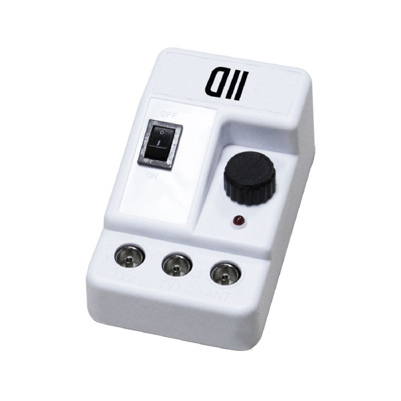 Amplificateur de signal TV 1 entrée 2 sorties 9 52 mm