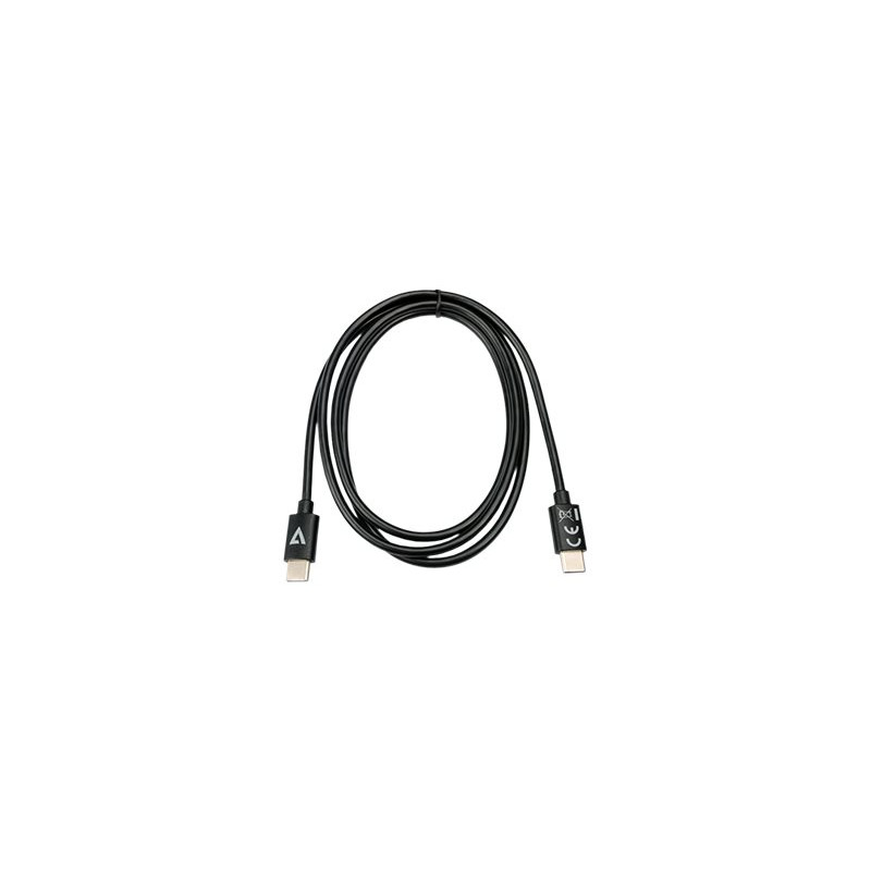 Cable de charge noir et transfert de donneés USB c sologic