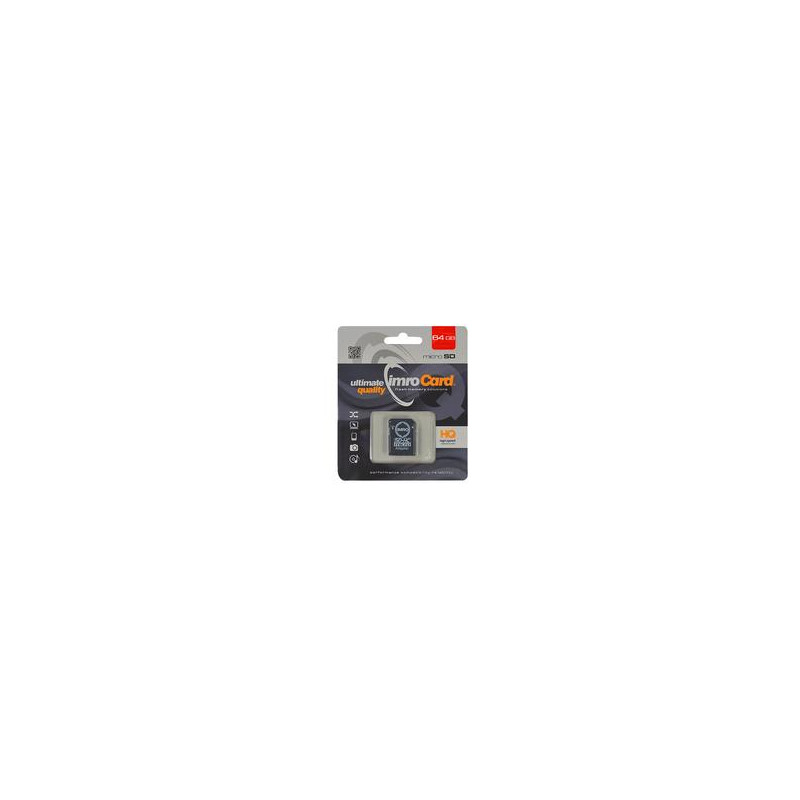 CARTE MICRO SD 64G IMRO ADAPTATEUR SD