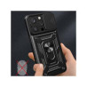 COQUE ARMOR IPHONE 15 PRO MAX NOIR AVEC CACHE CAMERA