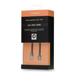 Câble RJ11 RJ45 mâle 3 m