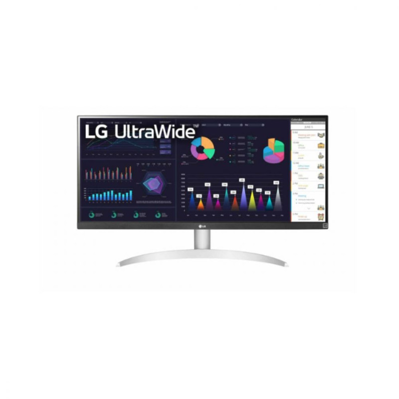 ECRAN LG 29 IPS 21 9 Aluminium Blanc FHD 2560x1080 100Hz 5ms 25