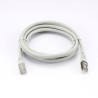 Câble RJ45 Male Male droit CAT6A S FTP Longueur 2M Gris en