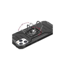 ETUI SILICONE BLEU RING CASE HAUTE PROTECTION IPHONE 13 6 1 P