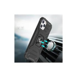 ETUI SILICONE BLEU RING CASE HAUTE PROTECTION IPHONE 13 6 1 P