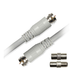 Câble SAT 5m 2 adaptateurs