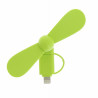 MINI VENTILATEUR UNIVERSEL VERT COMPATIBLE MICRO USB ET APPLE 5 