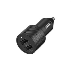 OtterBox Car Charger Bundle 2X USB A 12W USB A USB C Cable 1M 