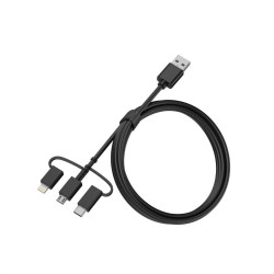 OtterBox Power Bank 5K MAH USB A Micro 10W 3 1 Black Cables 