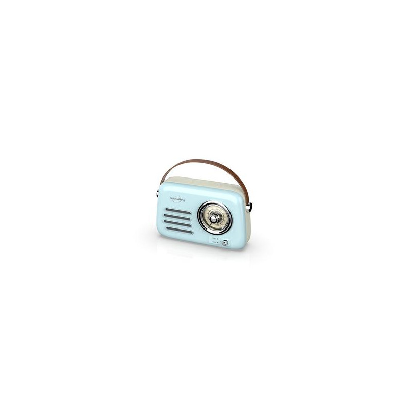 RADIO FM VINTAGE BLUETOOTH BLEUE