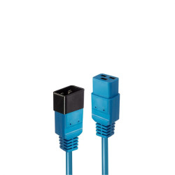 Rallonge IEC 1m bleu