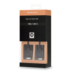 Câble VGA mâle mâle 1 80 m...