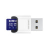 CARTE MEMOIRE SAMSUNG 512 Go MICRO SD PRO PLUS avec lecteur USB 