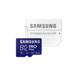 CARTE MEMOIRE SAMSUNG 512 Go MICRO SD PRO PLUS avec lecteur USB 