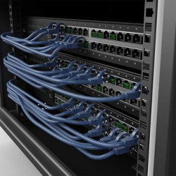 Verrous RJ45 10 pièces avec clé vert