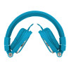 Casque filaire bleu avec micro câble 1 50m arceau réglable effec