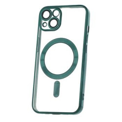 COQUE CHROME MAGSAFE IPHONE 15 VERT