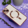 COQUE CHROME MAGSAFE IPHONE 14 ROSE