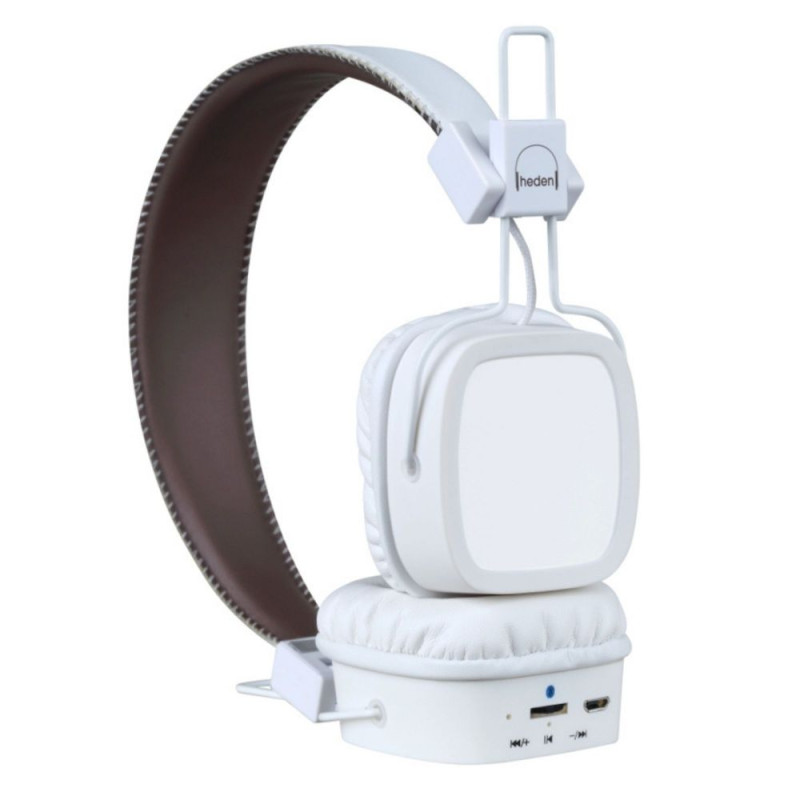 Casque HEDEN Evolution bluetooth filaire blanc