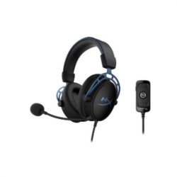 Casque HyperX Cloud Alpha S Noir et Bleu compatible PC PS5 PS