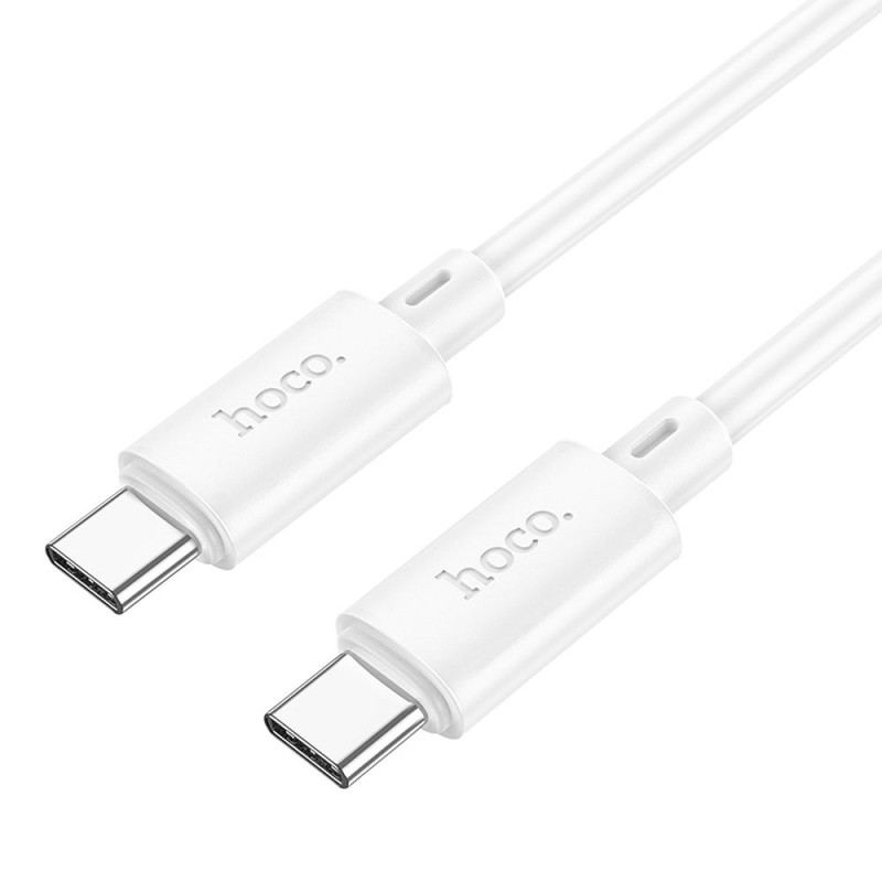DATA CABLE TYPE C TO TYPE C 60W HOCO X88 BLANC