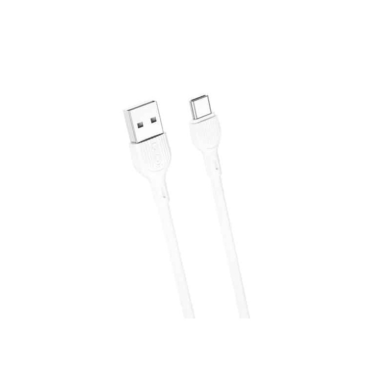 DATA CABLE USB TYPE C 2 4A 2 METRES XO NB200 BLANC