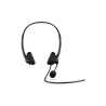 Casque Stereo HP Headset 400 Noir filaire cuir végétal idéal pou