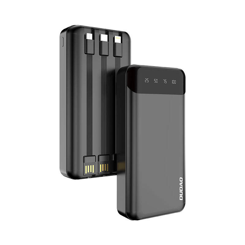 POWER BANK 20000 MAH CABLES NOIR DUDAO