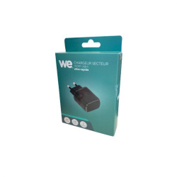 Chargeur secteur WE 1 Port USB C 5V 3A 9V 2 22A 12V 1 67A 2