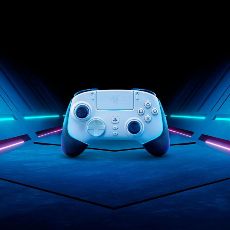 RAZER Manette Wolverine V2 Pro PlayStation Licensed Blanc Mane