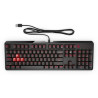 Clavier de jeu encodeur OMEN LED Noir Rouge commutateurs mécani