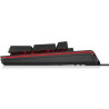 Clavier de jeu encodeur OMEN LED Noir Rouge commutateurs mécani