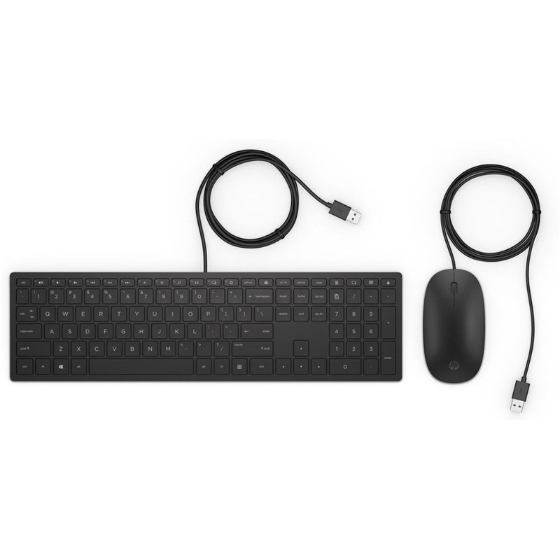 Clavier et souris filaires HP Pavilion 400 Noir Clavier à 3 zone