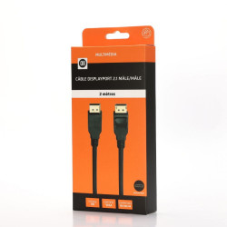 Câble Displayport 2 1 mâle mâle avec verrouillage connecteurs 