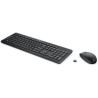 Clavier et souris sans fil HP230 Noir 2 4GHz Ensemble elegant c