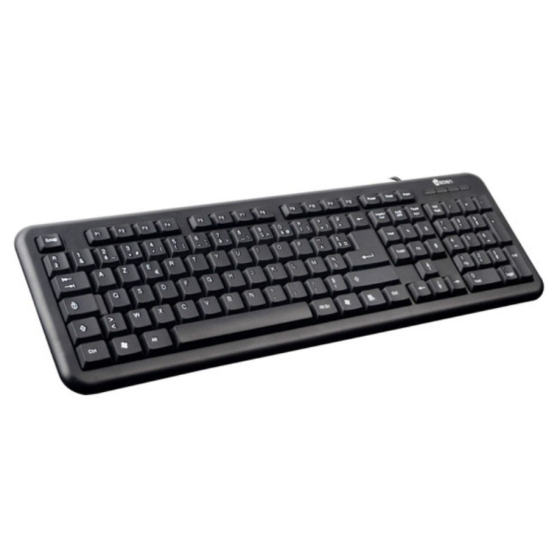 Clavier USB filaire AZERTY Heden 108 touchs en noir