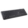Clavier USB filaire AZERTY Heden 108 touchs en noir