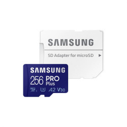 CARTE MEMOIRE SAMSUNG 256 Go MICRO SD PRO PLUS avec lecteur USB 
