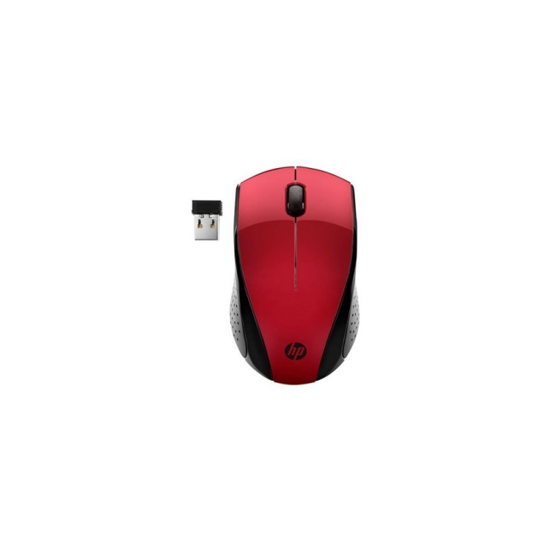 HP 220 Rouge Souris sans fil Résolution capteur 1300 dpi conne