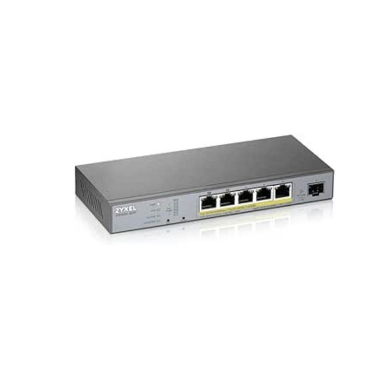 Zyxel GS1350 6HP Commutateur 6p gerable CCTV PoE60W 802 3BT 1