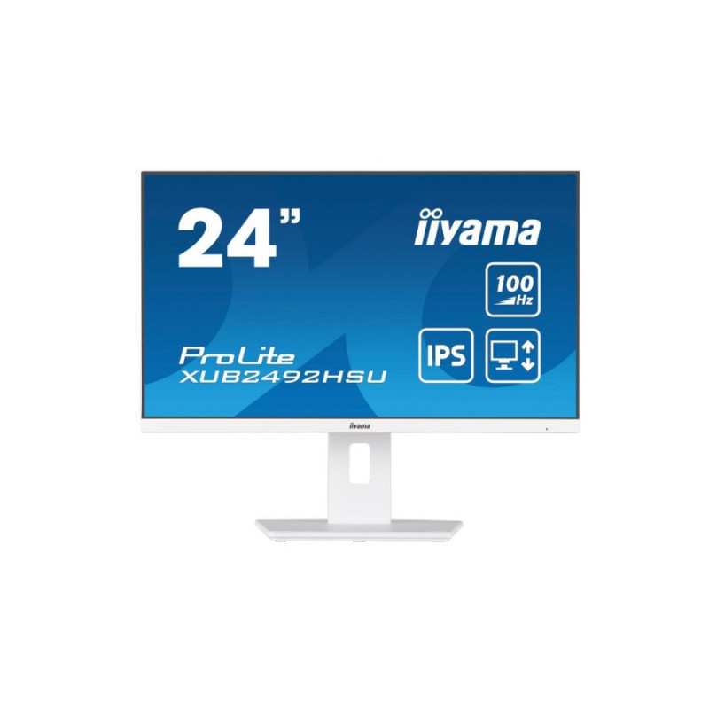 Ecran IIYAMA 24 Blanc IPS 16 9 0 4ms 1920x1080 100Hz ULTRA MINC