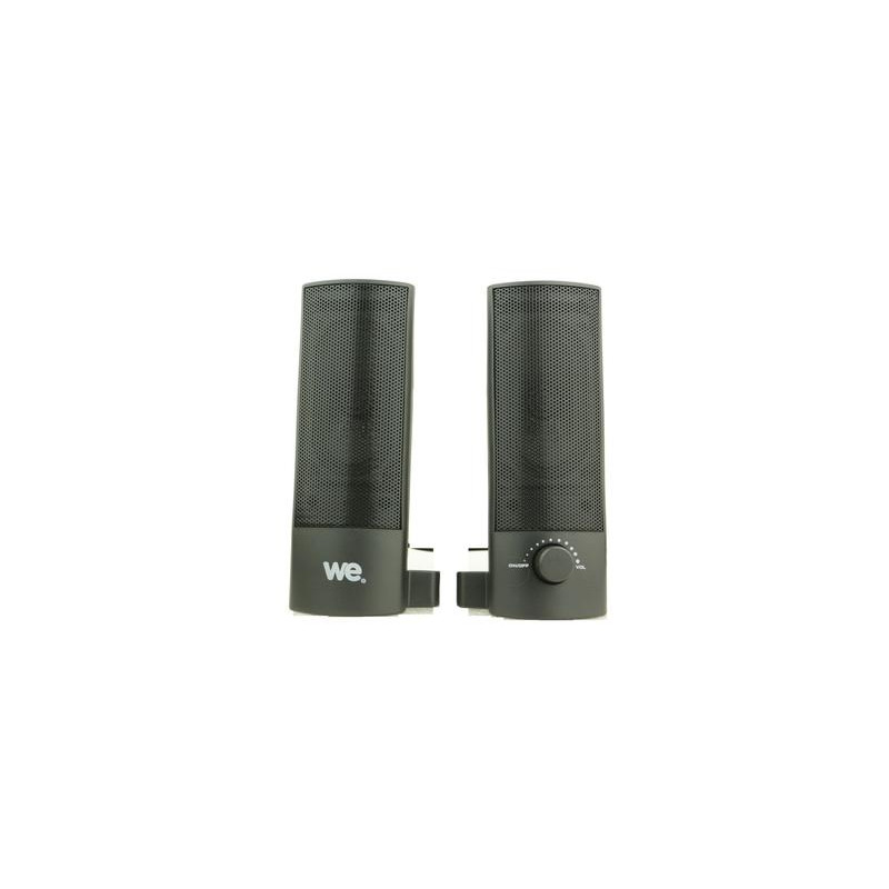 Enceinte PC WE 2 0 2 x 2 5W Transformation barre de son Port USB