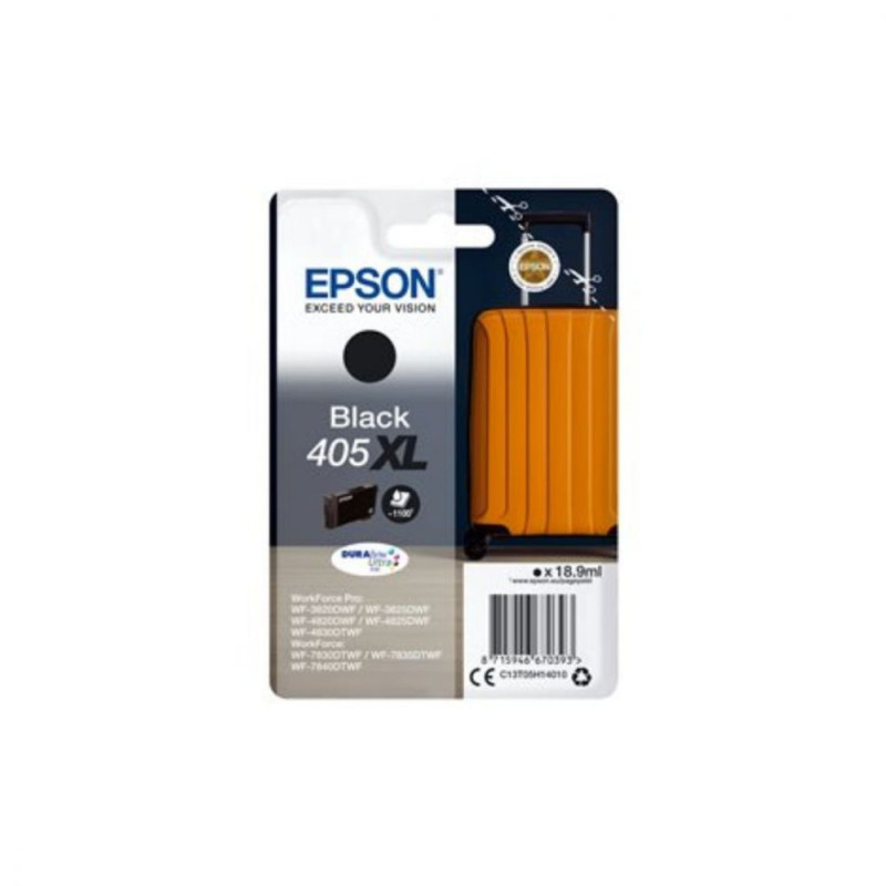 EPSON Cartouche Encre Durabrite Ultra 405XL Noir 18 9ml