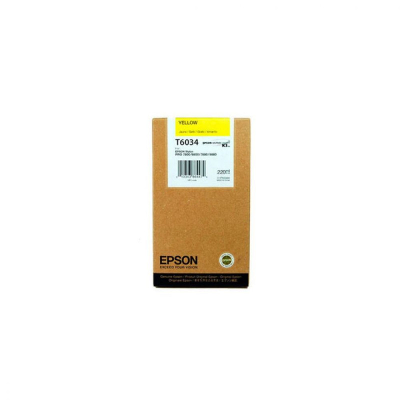 EPSON Cartouche Encre Pigment Jaune 220ml