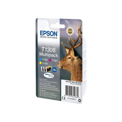 EPSON Multipack Cerf T1306 Encre DURABrite Ultra C M J XL 30 3