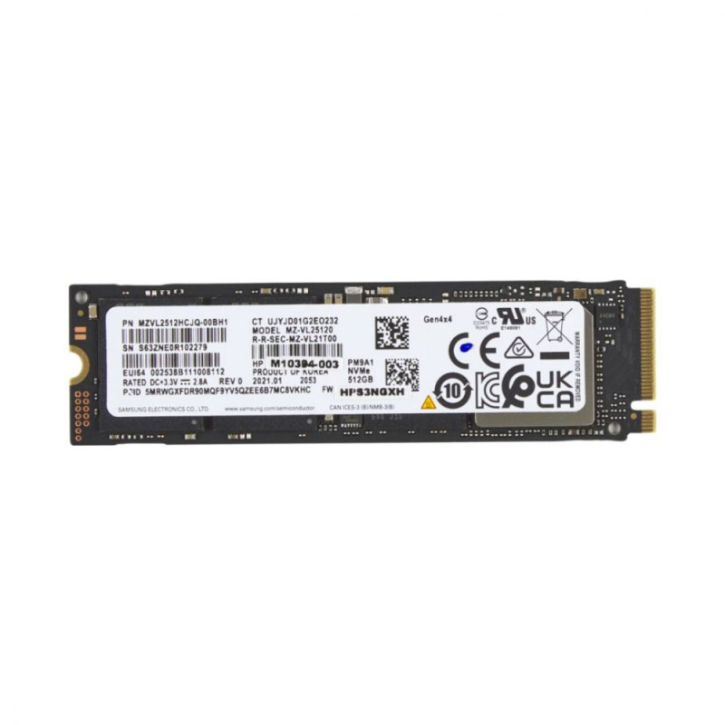 HP Baie SSD 512Go PCIe 4x4 NVMe M 2 5R8X9AA ABB