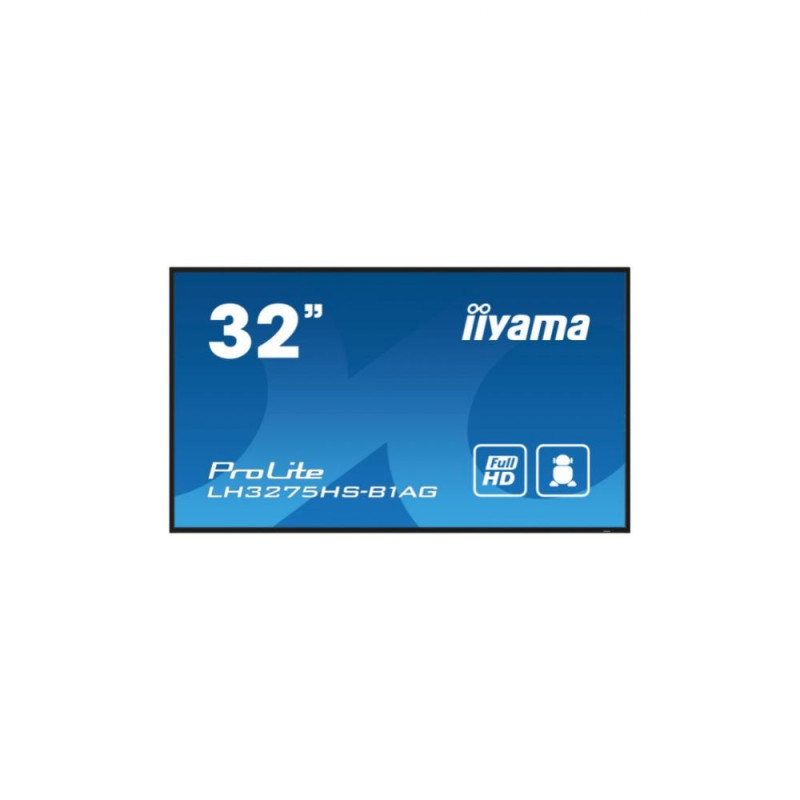 IIYAMA LFD 32 dalle IPS 24 7 FHD 16 9 2xHDMI 1xDisplayPort 2xUS