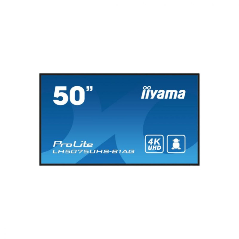 IIYAMA LFD 49 5 dalle VA 24 7 3840x2160 9 5ms 3xHDMI 1xDisplayP